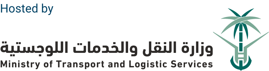 Hosted by Ministry of Transport and Logistic Services (logo)